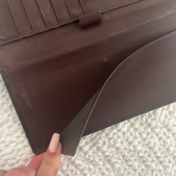 Coach Brown Leather Wallet - Picture 5 of 10